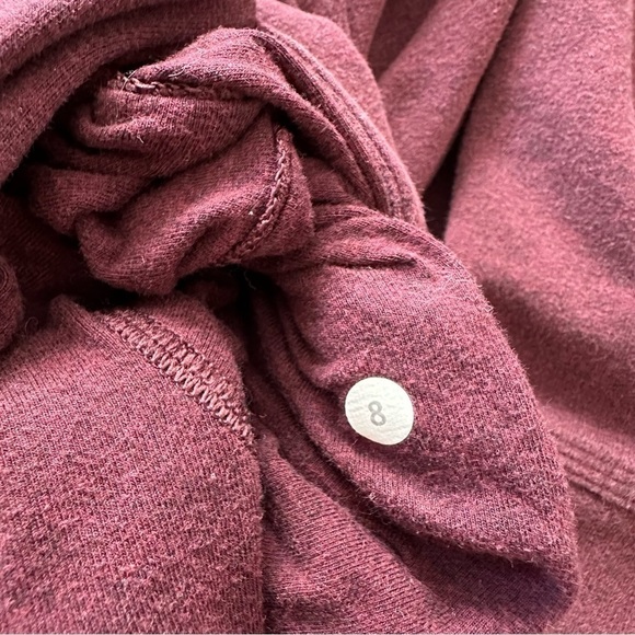 Lululemon Stress Less Hoodie Heathered Bordeaux Drama - Picture 15 of 17